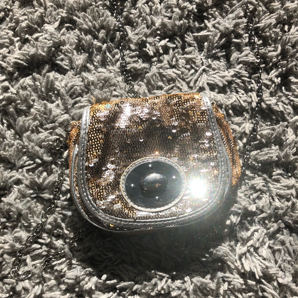 Sequin teeny crossbody